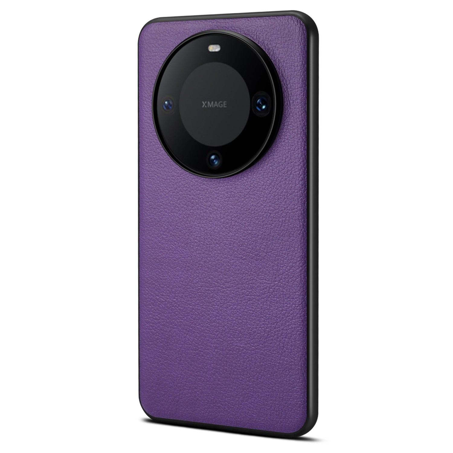 Phone Case for Huawei Mate 60 Pro / 60 Pro+ Shell Shockproof Calf Texture PC+TPU+PU Leather Cover - Purple Phone Case for Huawei Mate 60 Pro / 60 Pro+ Shell Shockproof Calf Texture PC+TPU+PU Leather Cover - Purple